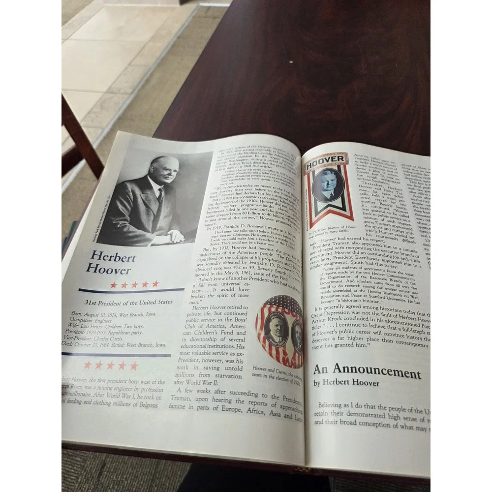The Presidents Funk & Wagnalls Special Edition 1993 US History Reference (16-7)
